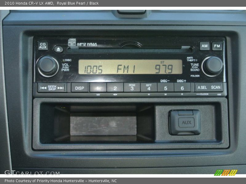 Royal Blue Pearl / Black 2010 Honda CR-V LX AWD