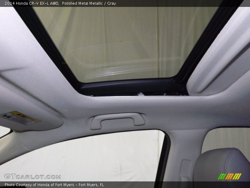 Polished Metal Metallic / Gray 2014 Honda CR-V EX-L AWD