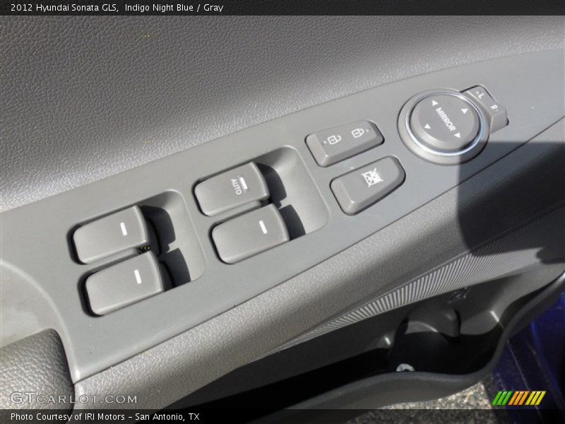 Indigo Night Blue / Gray 2012 Hyundai Sonata GLS