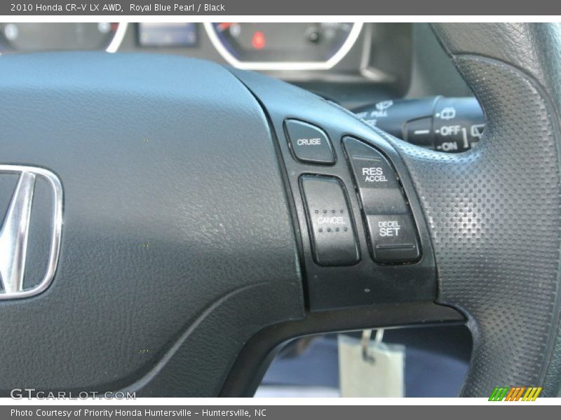 Royal Blue Pearl / Black 2010 Honda CR-V LX AWD
