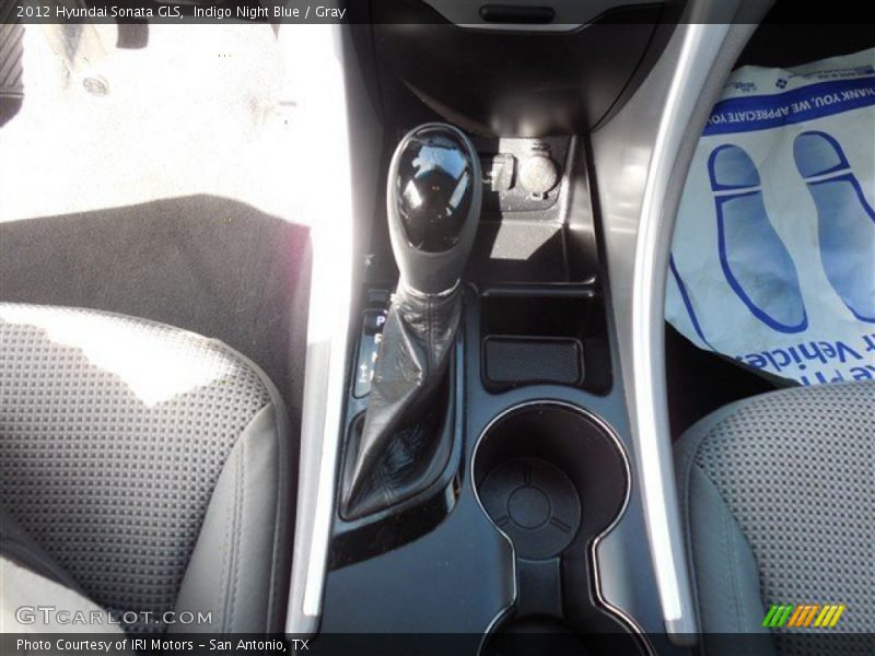 Indigo Night Blue / Gray 2012 Hyundai Sonata GLS