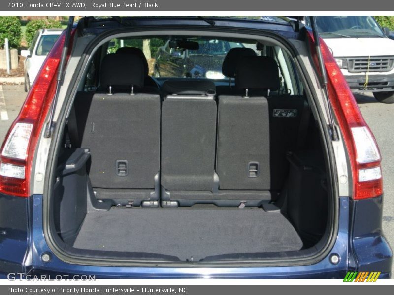 Royal Blue Pearl / Black 2010 Honda CR-V LX AWD