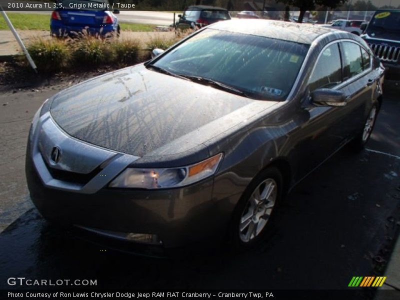 Grigio Metallic / Taupe 2010 Acura TL 3.5