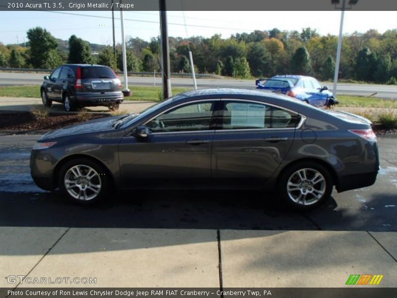 Grigio Metallic / Taupe 2010 Acura TL 3.5