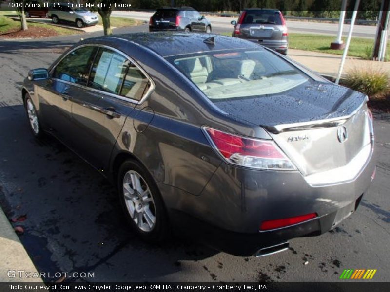 Grigio Metallic / Taupe 2010 Acura TL 3.5