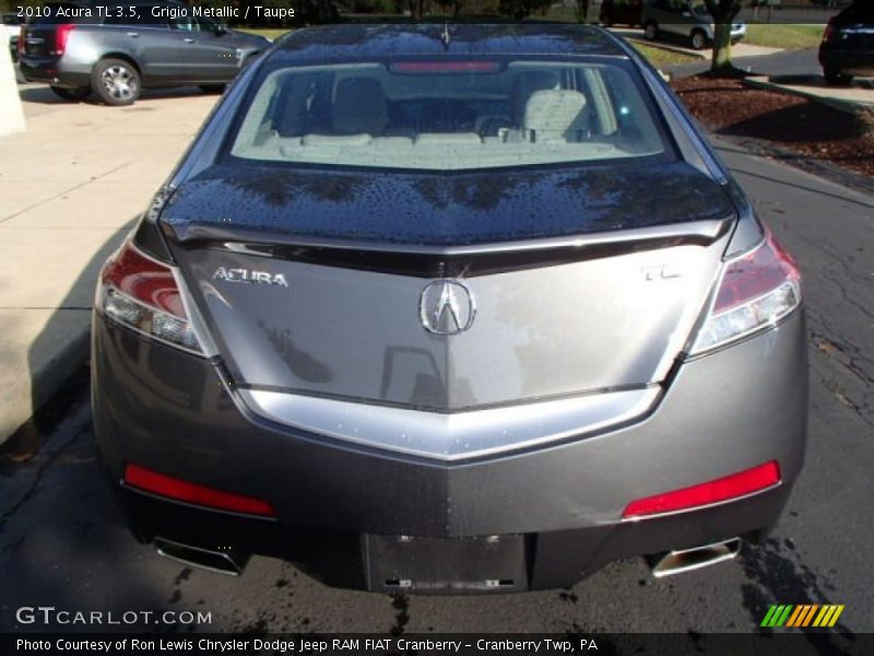 Grigio Metallic / Taupe 2010 Acura TL 3.5