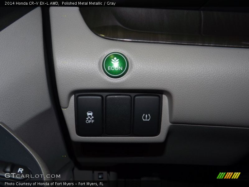 Polished Metal Metallic / Gray 2014 Honda CR-V EX-L AWD