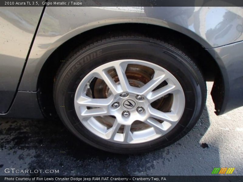 Grigio Metallic / Taupe 2010 Acura TL 3.5