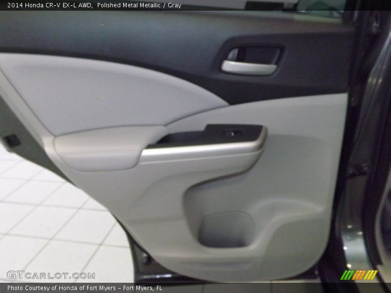 Polished Metal Metallic / Gray 2014 Honda CR-V EX-L AWD