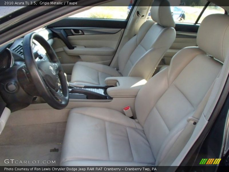 Grigio Metallic / Taupe 2010 Acura TL 3.5