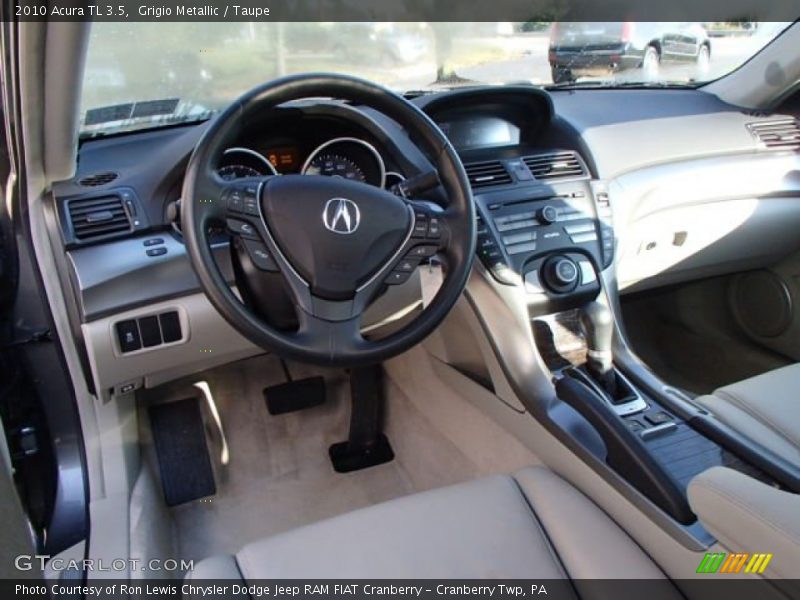 Grigio Metallic / Taupe 2010 Acura TL 3.5