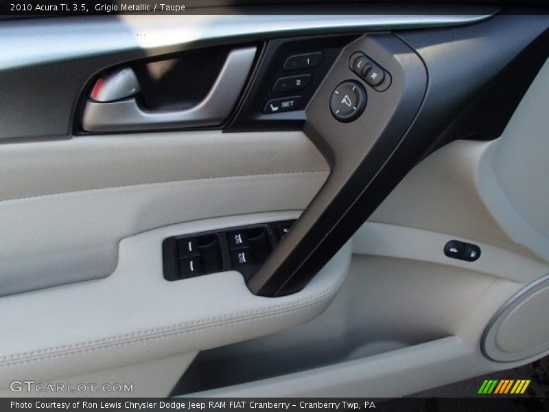 Grigio Metallic / Taupe 2010 Acura TL 3.5