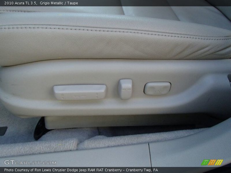 Grigio Metallic / Taupe 2010 Acura TL 3.5