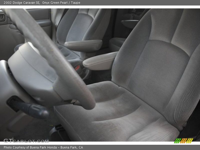 Onyx Green Pearl / Taupe 2002 Dodge Caravan SE