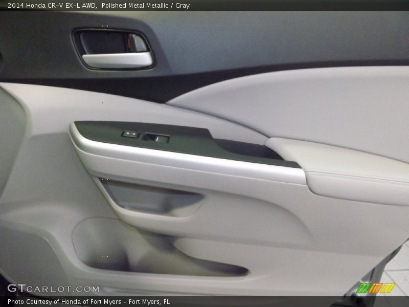 Polished Metal Metallic / Gray 2014 Honda CR-V EX-L AWD