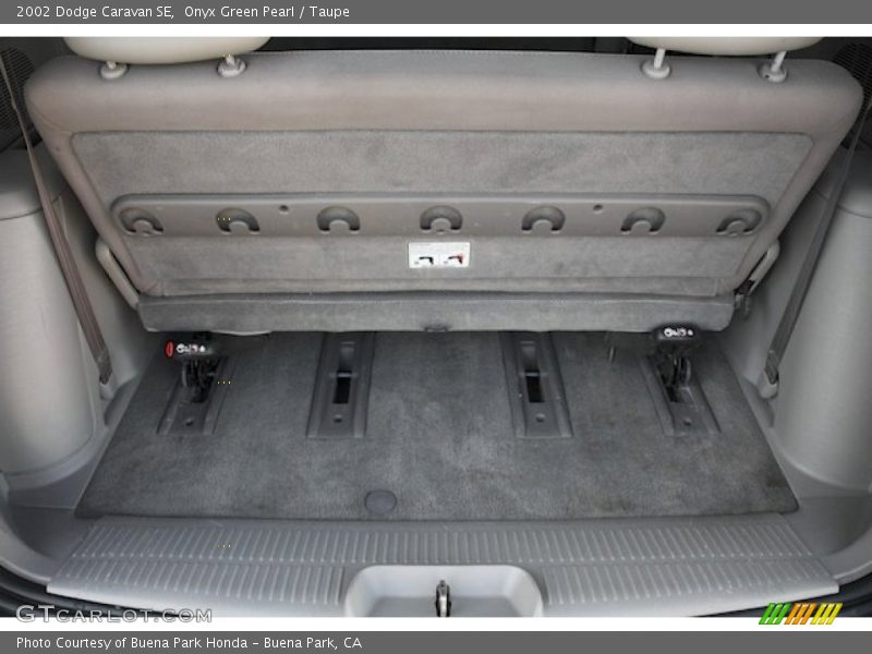 Onyx Green Pearl / Taupe 2002 Dodge Caravan SE