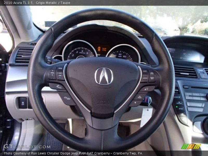 Grigio Metallic / Taupe 2010 Acura TL 3.5