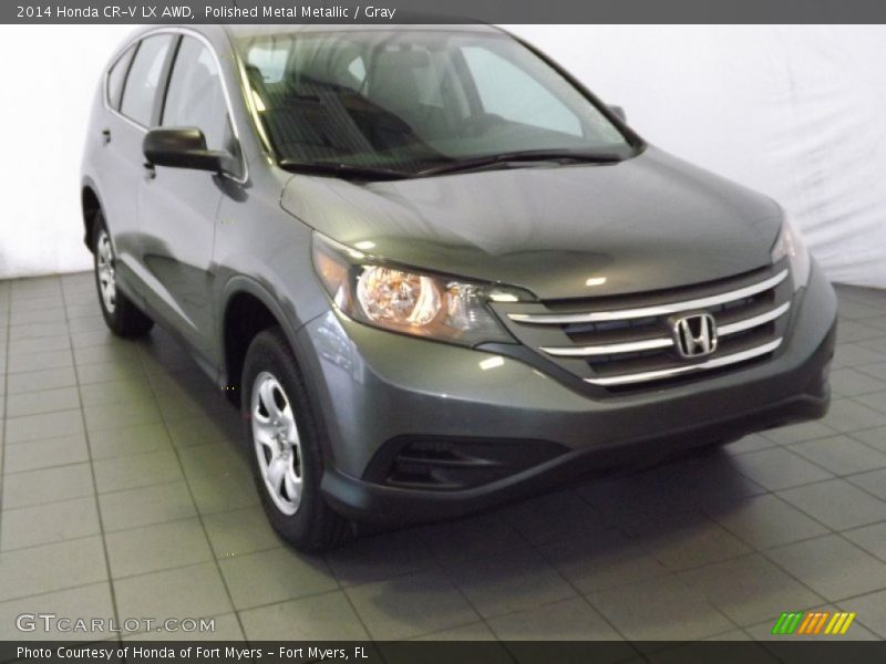 Polished Metal Metallic / Gray 2014 Honda CR-V LX AWD