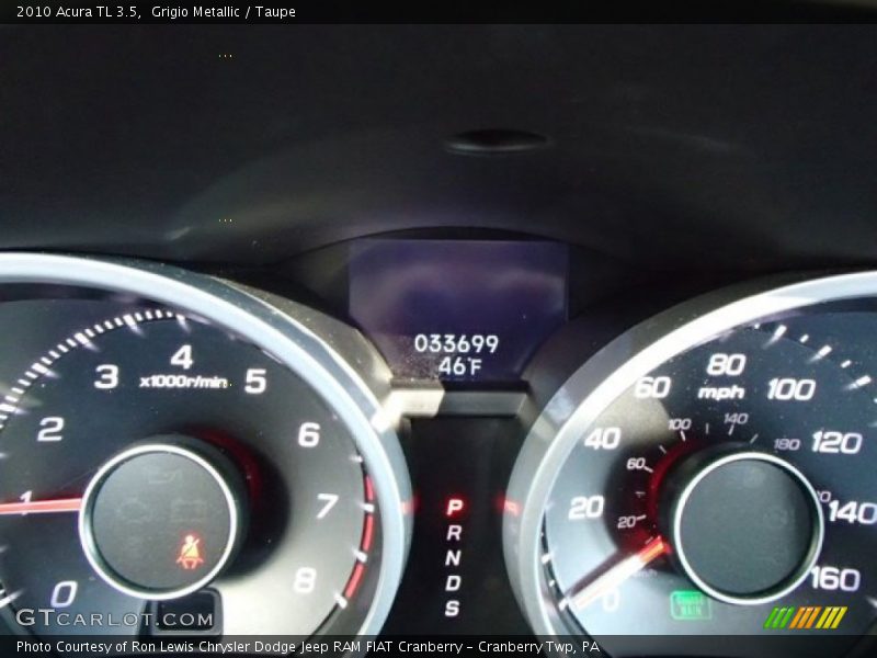 Grigio Metallic / Taupe 2010 Acura TL 3.5