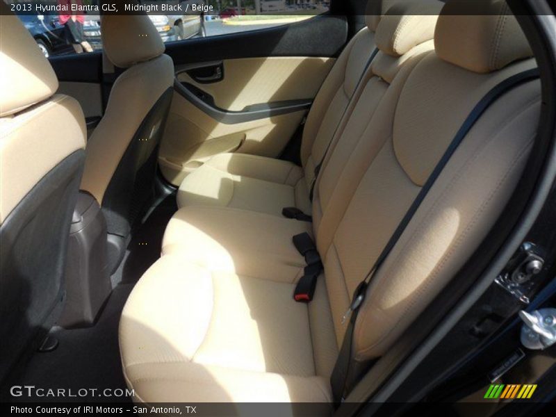 Midnight Black / Beige 2013 Hyundai Elantra GLS