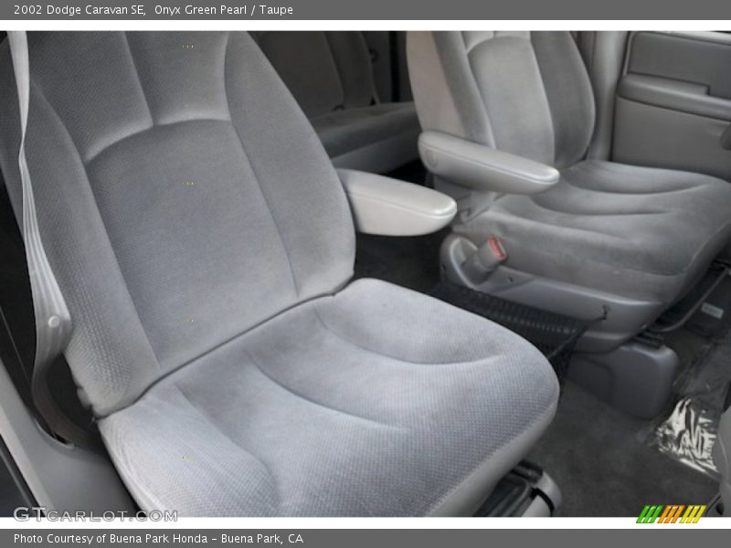 Onyx Green Pearl / Taupe 2002 Dodge Caravan SE