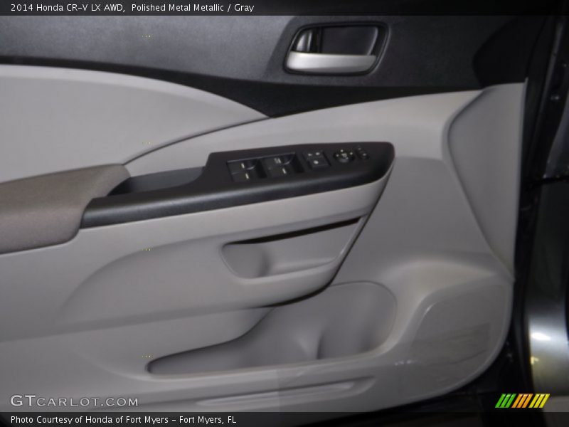 Polished Metal Metallic / Gray 2014 Honda CR-V LX AWD