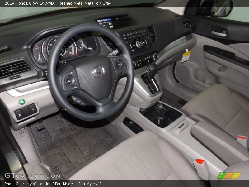 Polished Metal Metallic / Gray 2014 Honda CR-V LX AWD