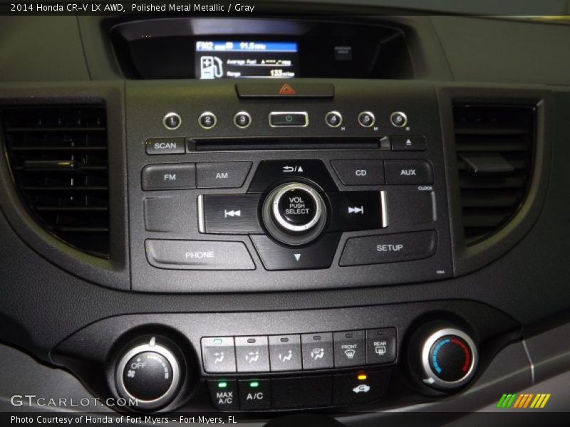 Polished Metal Metallic / Gray 2014 Honda CR-V LX AWD