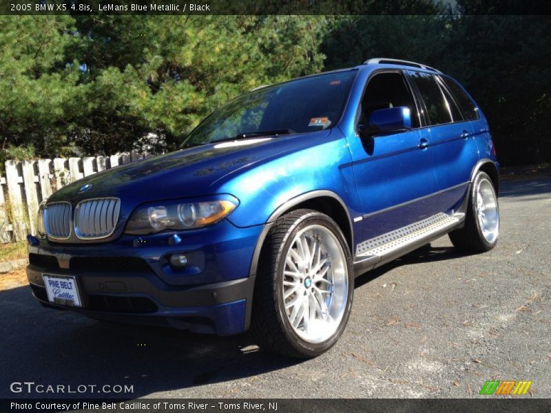 LeMans Blue Metallic / Black 2005 BMW X5 4.8is