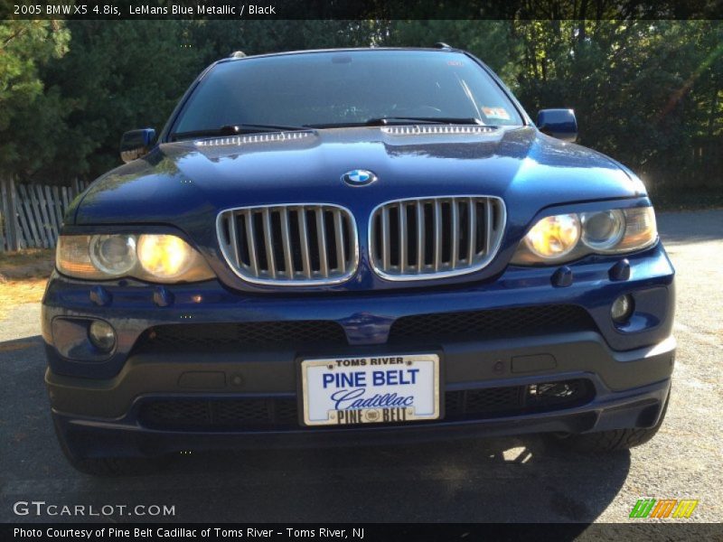 LeMans Blue Metallic / Black 2005 BMW X5 4.8is