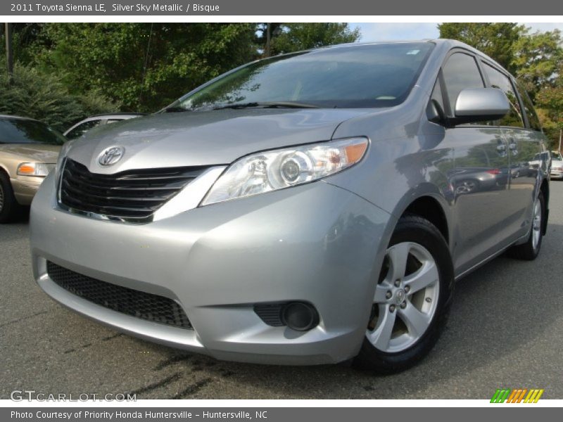 Silver Sky Metallic / Bisque 2011 Toyota Sienna LE