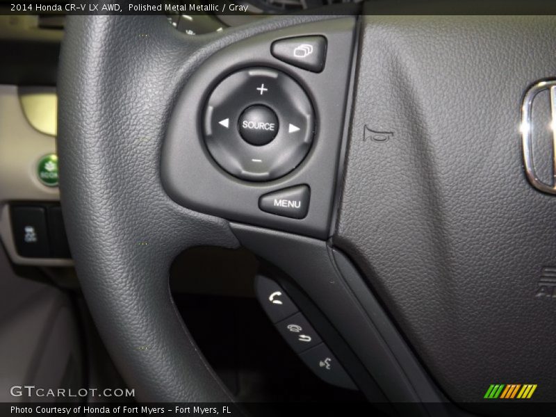 Polished Metal Metallic / Gray 2014 Honda CR-V LX AWD