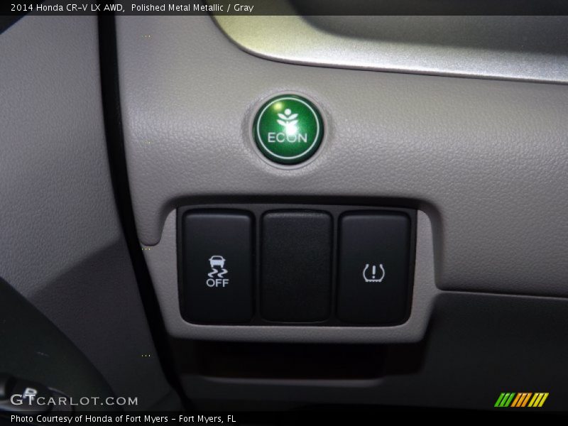 Polished Metal Metallic / Gray 2014 Honda CR-V LX AWD