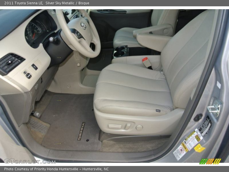 Silver Sky Metallic / Bisque 2011 Toyota Sienna LE