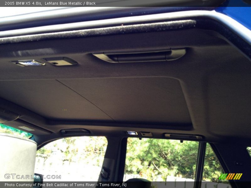 LeMans Blue Metallic / Black 2005 BMW X5 4.8is
