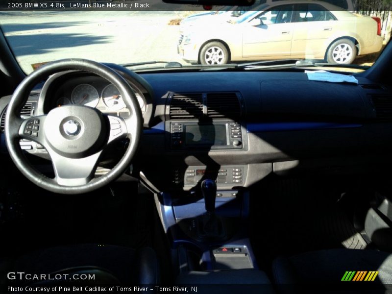 LeMans Blue Metallic / Black 2005 BMW X5 4.8is