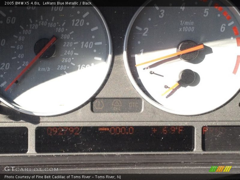 LeMans Blue Metallic / Black 2005 BMW X5 4.8is