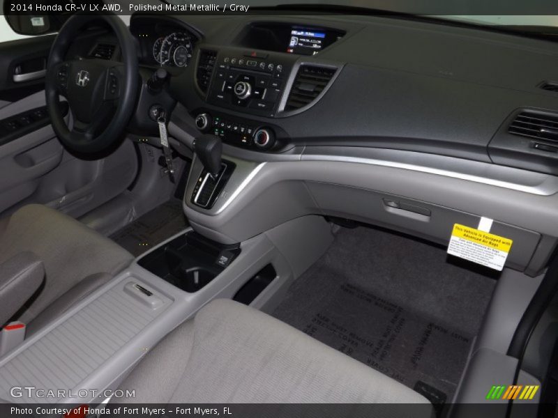 Polished Metal Metallic / Gray 2014 Honda CR-V LX AWD