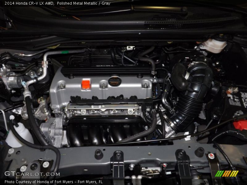 Polished Metal Metallic / Gray 2014 Honda CR-V LX AWD