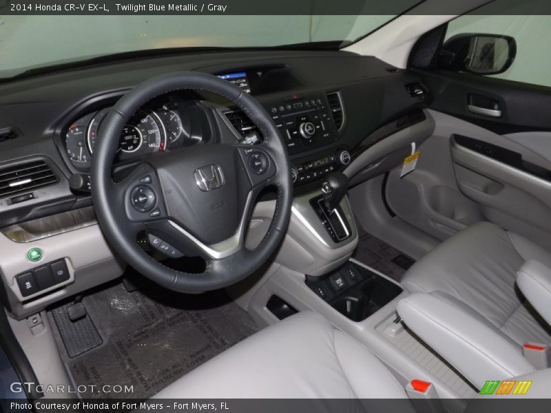 Gray Interior - 2014 CR-V EX-L 