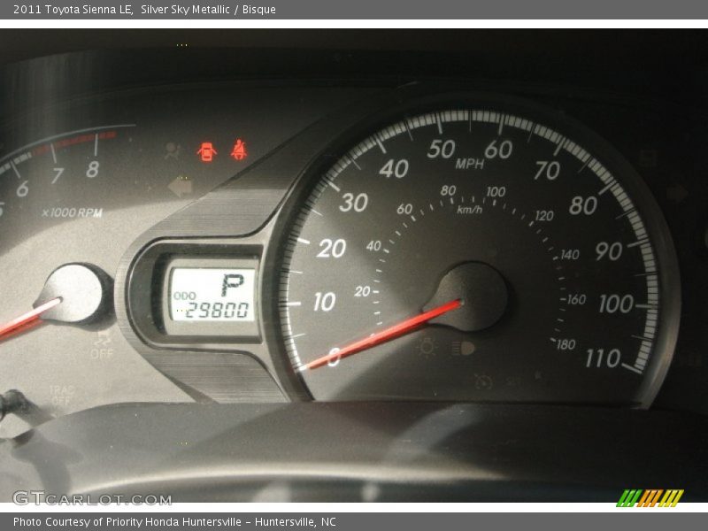 Silver Sky Metallic / Bisque 2011 Toyota Sienna LE