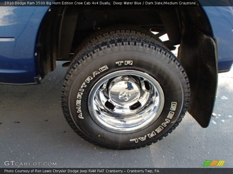 Deep Water Blue / Dark Slate/Medium Graystone 2010 Dodge Ram 3500 Big Horn Edition Crew Cab 4x4 Dually