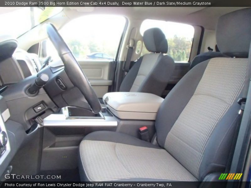 Deep Water Blue / Dark Slate/Medium Graystone 2010 Dodge Ram 3500 Big Horn Edition Crew Cab 4x4 Dually