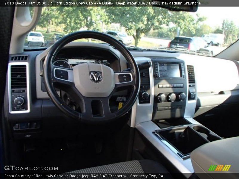 Deep Water Blue / Dark Slate/Medium Graystone 2010 Dodge Ram 3500 Big Horn Edition Crew Cab 4x4 Dually