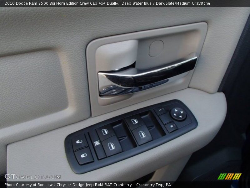 Deep Water Blue / Dark Slate/Medium Graystone 2010 Dodge Ram 3500 Big Horn Edition Crew Cab 4x4 Dually