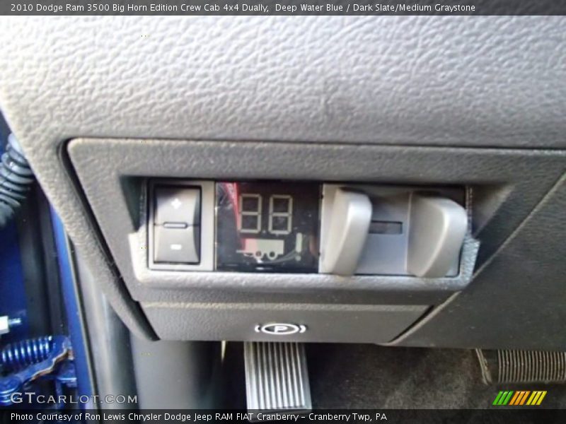 Deep Water Blue / Dark Slate/Medium Graystone 2010 Dodge Ram 3500 Big Horn Edition Crew Cab 4x4 Dually