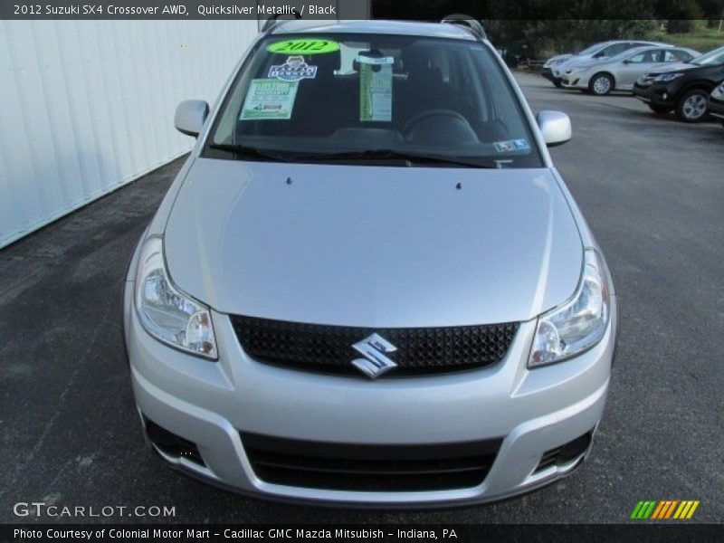 Quicksilver Metallic / Black 2012 Suzuki SX4 Crossover AWD