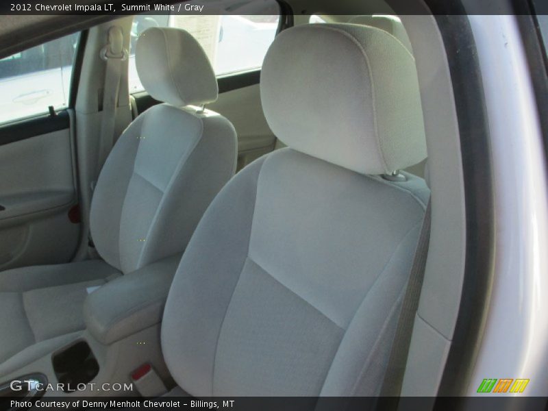 Summit White / Gray 2012 Chevrolet Impala LT