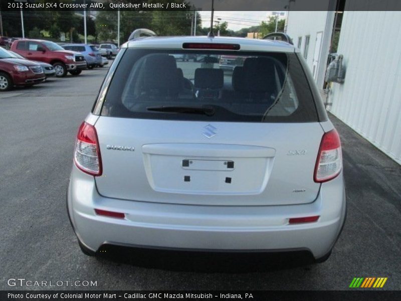 Quicksilver Metallic / Black 2012 Suzuki SX4 Crossover AWD