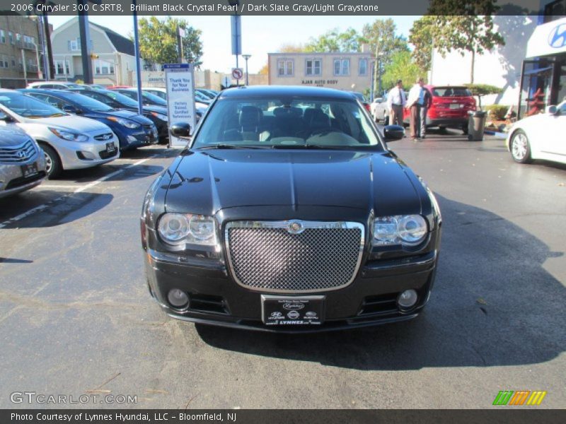 Brilliant Black Crystal Pearl / Dark Slate Gray/Light Graystone 2006 Chrysler 300 C SRT8
